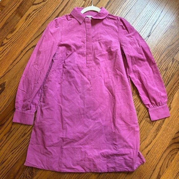 NWT Women’s Pink Vineyard Vines Corduroy Popover Dress. Size: XS - Picture 2 of 5